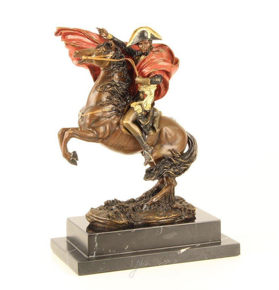 Een bronzen-gekleurd-beeld-Napoleon-paard-deco-brons - Afbeelding 8