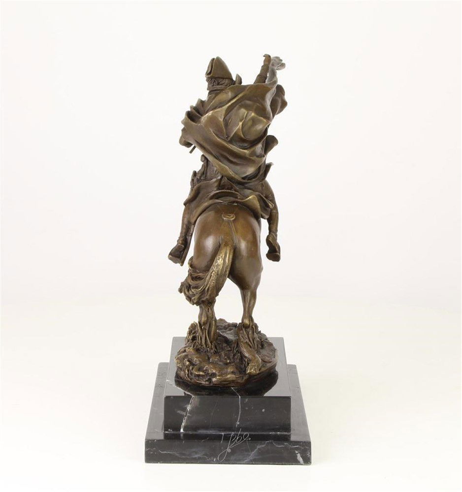 Een bronzen beeld van Napoleon op paard-brons-paard - Afbeelding 5