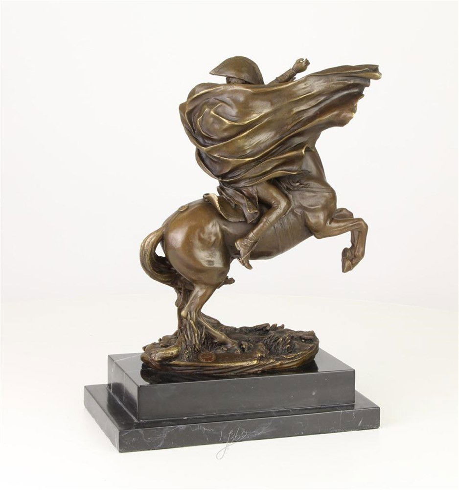 Een bronzen beeld van Napoleon op paard-brons-paard - Afbeelding 6