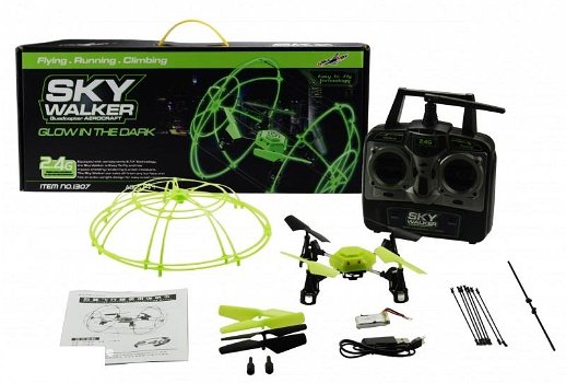 Radiografische Quadcopter Glow in the Dark 1307 2.4 GHz - 1