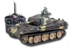 Panther type G 2.4GHZ RC tank BB airbrush groen nieuw!