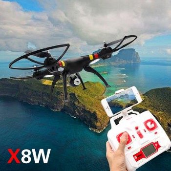 RC drone Syma 8XW quadcopter met wifi en FPV - 1