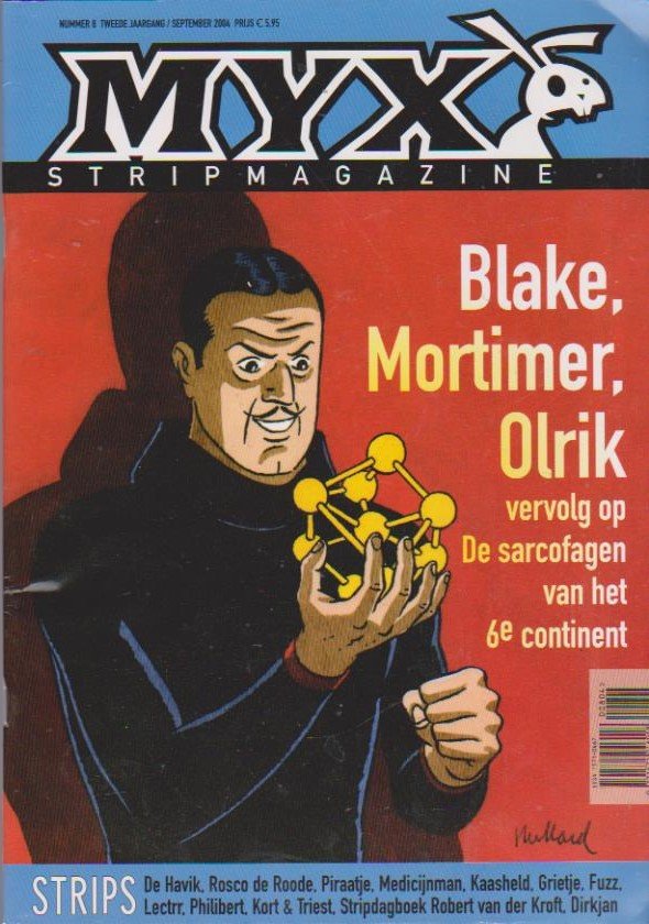 MYX Stripmagazine 2de jaargang nr. 8 o.a. Blake en Mortimer - nr. 1