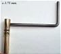 Nr. 2189 - 5 Kruksleutel snaarregulateur 3,50 mm. - 0 - Thumbnail