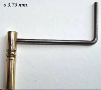 Nr. 2189 - 10 Kruksleutel snaarregulateur 4,75 mm. - 0