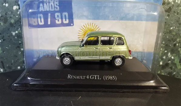1985 Renault 4 GTL groen 1:43 Atlas - 0