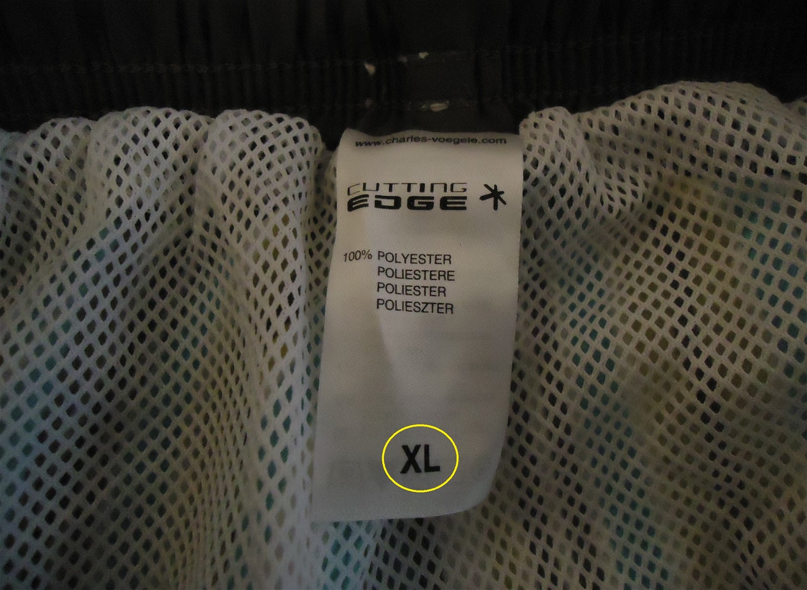 Te koop gestreepte korte broek met binnenbroek (maat: XL). - Afbeelding 7