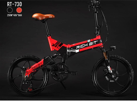 RICH BIT TOP-730 Folding Electric Moped Bike 20 - 0