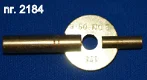 Nr. 2184A - 2 - Carriage kloksleutel 1,75 x 2,75 mm. - 0 - Thumbnail