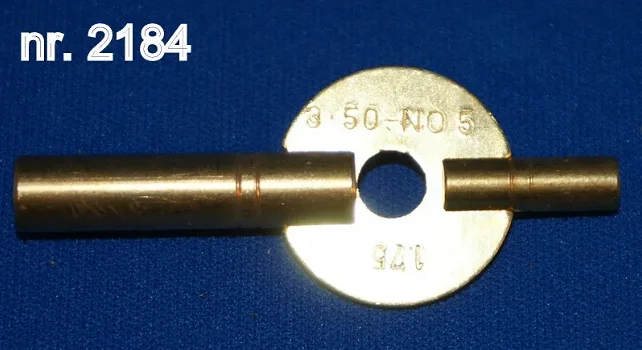 Nr. 2184A - 8 - Carriage kloksleutel 1,75 x 4,25 mm. - 0