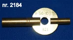Nr. 2184A - 18 - Carriage kloksleutel 1,75 x 6,75 mm. - 0 - Thumbnail