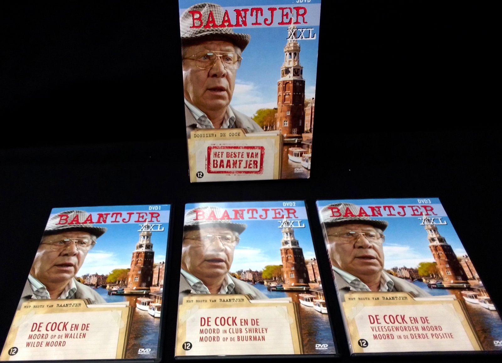 3 DVD's, 6 afl. Baantjer XXL,NIEUWST,ned.talig, 4,5 uur - nr. 1