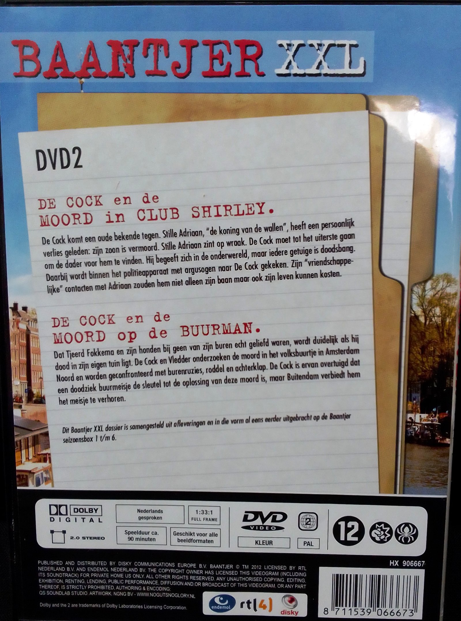 3 DVD's, 6 afl. Baantjer XXL,NIEUWST,ned.talig, 4,5 uur - Afbeelding 5