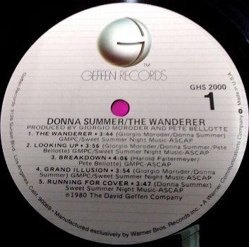 LP Donna Summer,The Wanderer,1980,nwst,GHS 2000,USA(p),Disco - 5