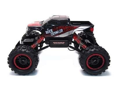 RC Rock Crawler Monstertruck pick up RTR 1:14 4WD zwart/rood - 1