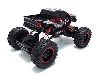 RC Rock Crawler Monstertruck pick up RTR 1:14 4WD zwart/rood - 2
