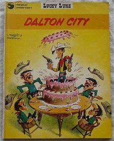 Strip Boek, LUCKY LUKE, Dalton City, Nummer 3, Dargaud & Oberon, 1976.