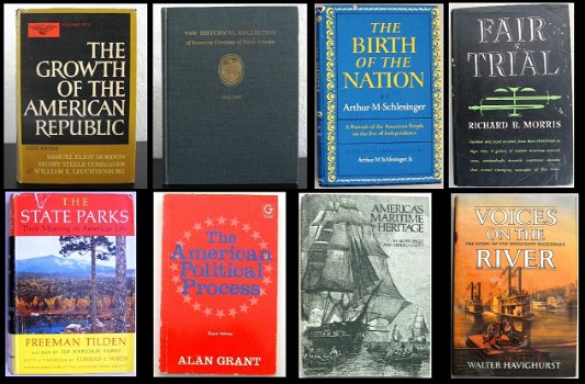 [Verenigde Staten] 8 boeken over USA Geschiedenis Politiek - 0