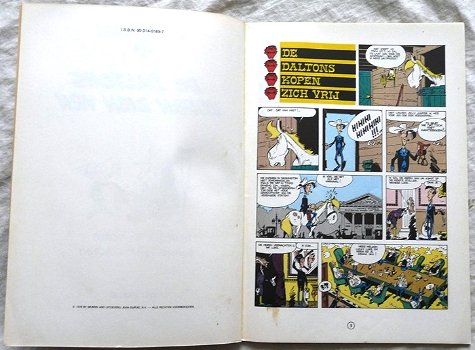 Strip Boek, LUCKY LUKE, De Daltons Kopen Zich Vrij, Nummer 26, Dupuis, 1978. - 1