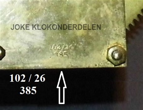 = Regulateur uurwerk = Pheilkreuz =44334 - 5