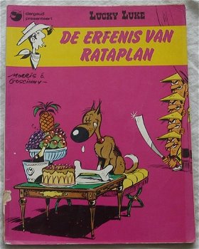 Strip Boek, LUCKY LUKE, De Erfenis Van Rataplan, Nummer 11, Dargaud & Oberon, 1977. - 0