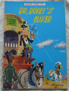 Strip Boek, LUCKY LUKE, Dr. Doxey's Elixer, Nummer 7, Dupuis, 1972. - 0