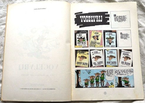 Strip Boek, LUCKY LUKE, Vogelvrij, Nummer 6, Dupuis, 1978. - 1