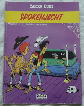 Strip Boek, LUCKY LUKE, Spokenjacht, Nummer 31, Lucky Productions, 1992. - 0