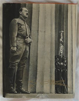 Plaatjes Verzamel Album / Cigarettenbilder Album, Adolf Hitler, Nr.15, met omslagvel, 1936.(Nr.8) - 0