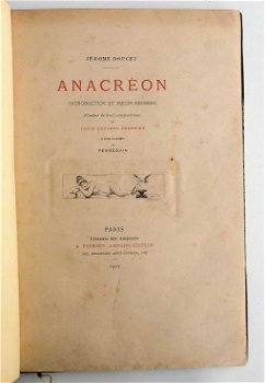 Anacreon 1903 Doucet 1/50 ex Pennequin 8 ill in 3 varianten - 2