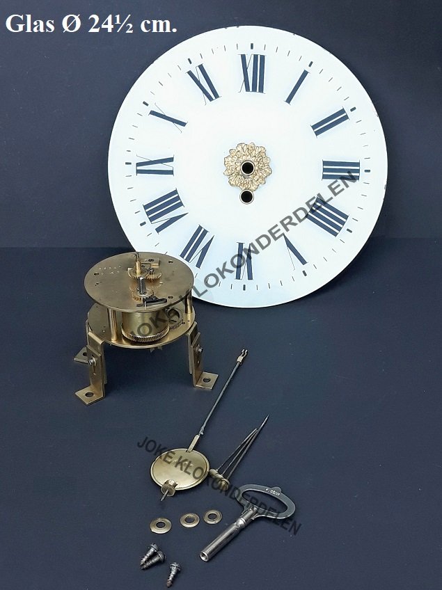 Oeil-de-Boeuf / Schoolklok uurwerk =zie omschrijving=44338 - nr. 1