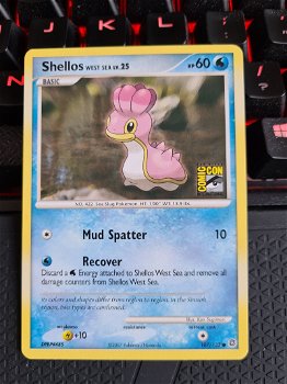 Pokemon Shellos West Sea San Diego Comic Con Promo Secret Wonders 107/132 licht-gebruikt - 0