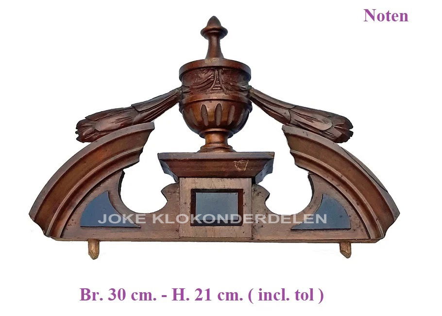 = Kuif ornament = gewicht regulateur =44301 - nr. 1
