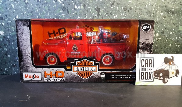 Ford F-1 Pick Up HARLEY DAVIDSON 1:24 Maisto - 4