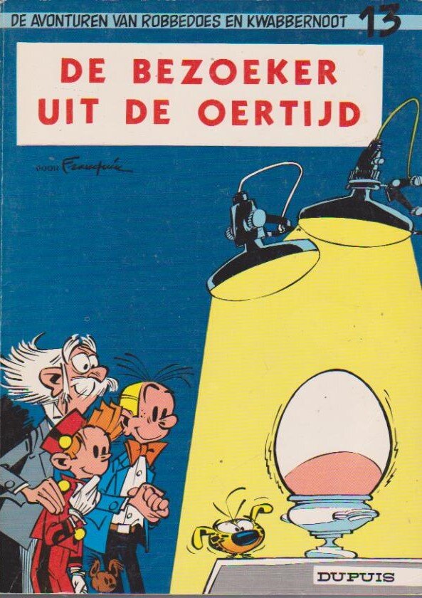 Robbedoes en Kwabbernoot 13 De bezoeker uit de oertijd - nr. 1