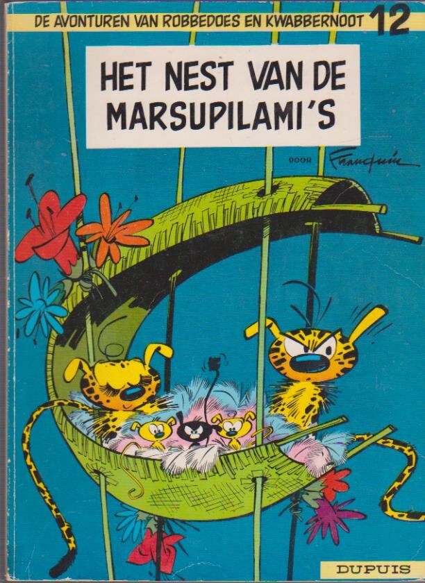 Robbedoes en Kwabbernoot 12 Het nest van de marsupilami's - nr. 1