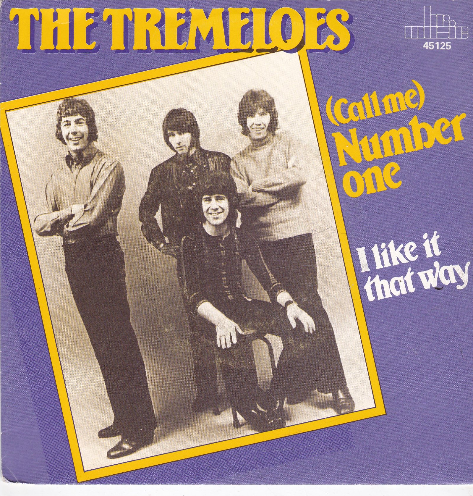 Single The Tremeloes - (Call me) number one - nr. 1