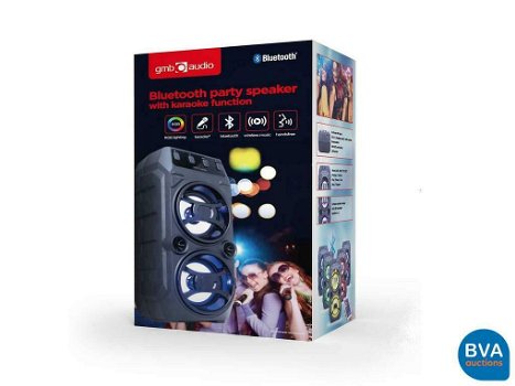 Gembird Bluetooth party speaker met karaoke functie - 0