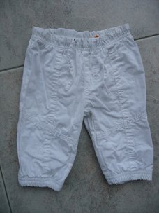 Noppies witte broek maat 62.