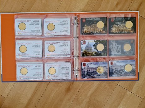 Vaticaan in coincard 2012 Nr.2 0,50 €uro cent + Postzegel p/st € 5,95 - 4