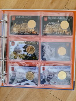 Vaticaan in coincard 2012 Nr.2 0,50 €uro cent + Postzegel p/st € 5,95 - 6