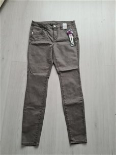 Grijse Broek Slim Fit, Skinny Leg Maat 38 Nieuw