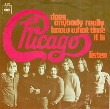 Chicago ‎– Does Anybody Really Know What Time It Is? (1970) - 0