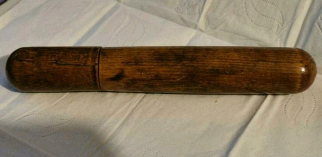 Antieke houten sigaren koker - nr. 1