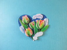 j158 Jeanine / bloemen / hart