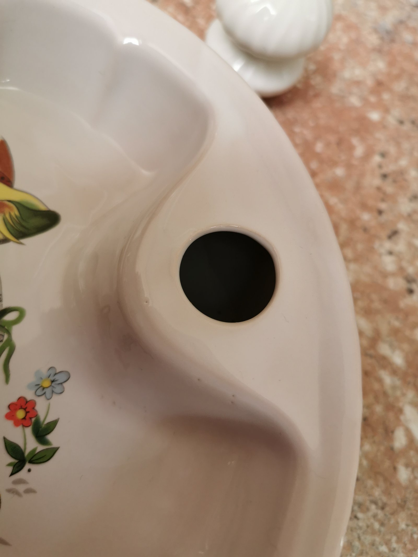 porseleinen kinder warmwaterbordje - Afbeelding 3