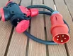 rubber verdeelblok met CEE 16A 400V aansluiting - 0 - Thumbnail