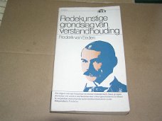 Redekunstige grondslag van verstandhouding-Frederik v Eeden