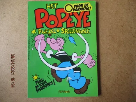 adv0822 popeye puzzel en spellenboek - 0