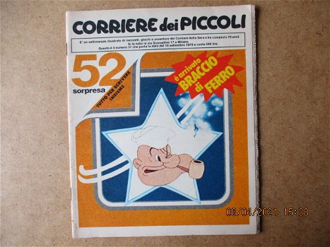 adv0841 popeye corriere dei piccoli italiaans - 0